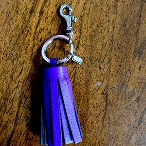 Coach Ultra Violet key chain/charm NWOT